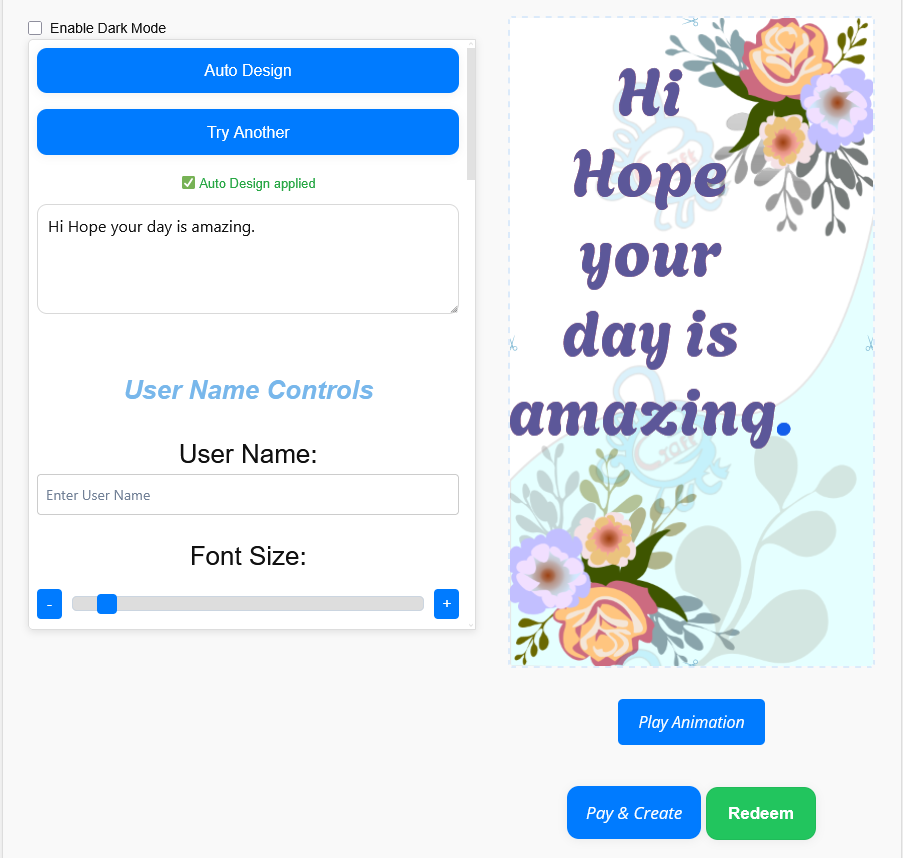 personalised e cards