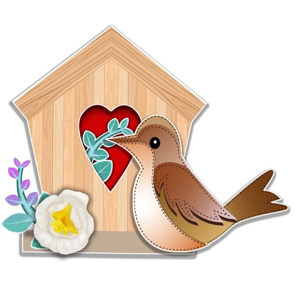 living room decor ideas; a bird in a birdhouse; Bird resting in a cozy birdhouse; Feathered friend inside its birdhouse; Bird perched in wooden birdhouse; Colorful bird in a quaint birdhouse; Little bird nesting in birdhouse; Bird peeking out of birdhouse entrance; Chirping bird within its birdhouse; Bird enjoying its birdhouse home; Small bird residing in birdhouse; Bird snug in its crafted birdhouse;